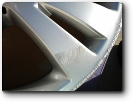 ホイールガリキズリペア